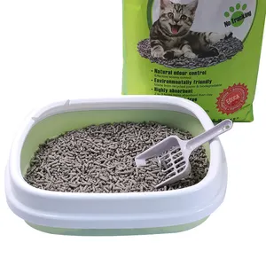 Scented Bulk Package Dog Hamster Rabbit Factory Wholesale POP 3-9MM Diameter natural Recycle Newspaper Paper Cat Litter