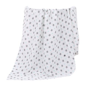 Couverture d'emmaillotage en gaze de coton pur 95% à motifs de dessins animés pour nouveau-né - Product Image 5