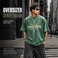 T-shirt en coton délavé surdimensionné personnalisé, fabricant de vêtements streetwear, fournisseur OEM, vêtements à marque privée, vente en gros, commande en gros
