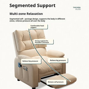 Sillón Reclinable Cómodo <span class=keywords><strong>para</strong></span> Personas Mayores y Adultos, Sofá Minimalista, Sillón Individual <span class=keywords><strong>para</strong></span> Sala de Estar o Área de Descanso - Product Image 3