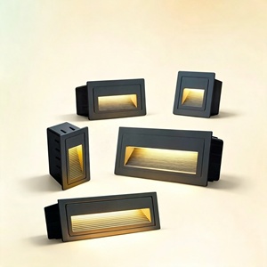 Lumière d'escalier LED encastrée pour extérieur et intérieur, étanche IP65, pour villa, parc, hôtel, escalier latéral, lumière murale LED pour escalier sportif - Product Image 1