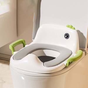 Couvre-siège de toilette universel moderne pour enfants, anti-éclaboussures, design portable, usage domestique, salle de bain, matériau PP - Product Image 3