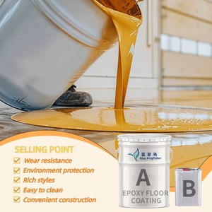 Vernice per Pavimenti in Resina Epossidica Metallica all'Ingrosso, Alta Lucentezza, Impermeabile, Facile da Pulire, per Uso Commerciale - Product Image 2