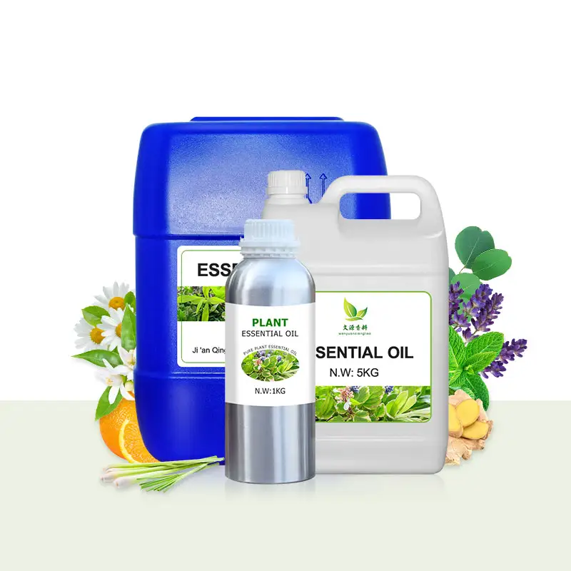 Óleo essencial de extração de plantas de lavanda, mamona, castanho, jojoba, limão, castanho, rosazento, alta qualidade, 100 ml, difusor para spa