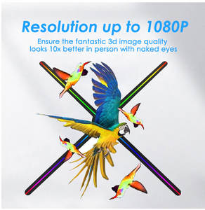 Meilleure vente 65 cm 3D dynamique LED ventilateur <span class=keywords><strong>holographique</strong></span> haute résolution Portable publicité hologramme <span class=keywords><strong>projecteur</strong></span> intérieur extérieur - Product Image 5