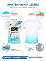 T-shirts de créateur respirants, streetwear, t-shirts de sport, t-shirts de course pour hommes, t-shirts à séchage rapide, t-shirts amples pour hommes, vente en gros