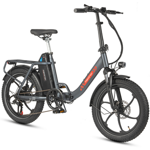 EU warehouse 20 * 3-inch tires 48V20AH lithium battery 70KM long range <b>electric</b> folding city sports bike - Product Image 2