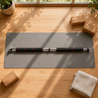Barre de traction réglable portable sans perçage ni vis pour entraînement à domicile sur cadre de porte