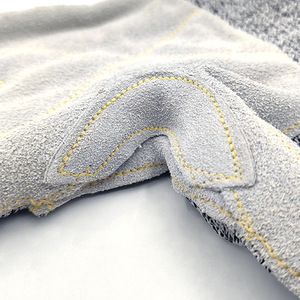 Anti-Cut Gloves <b>Level</b> 5 HPPE Cowhide Uncoated Construction Industry Metal Manufacturing Glass Industry Hand Protection - Product Image 1