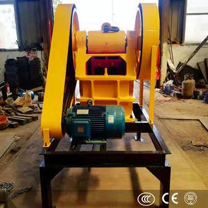 Concasseur à mâchoires pour petites pierres, marbre et coquilles d'huîtres avec chargeur pour machines minières - Product Image 4