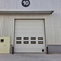 Puerta Seccional Industrial Aislada de Alta Hermeticidad y Resistente al Polvo con Borde Inferior de Goma
