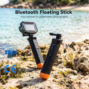 Monopode flottant étanche avec télécommande Bluetooth, perche extensible à 5 sections pour <span class=keywords><strong>GoPro</strong></span> Hero13-8, bâton de caméra pour vlog sous-marin et snorkeling - Product Image 2