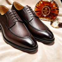 Nouvelles Chaussures Oxford pour Hommes 2026 en Cuir Véritable – Chaussures Habillées Classiques Noires à Bout Pointu pour le Bureau et les Affaires