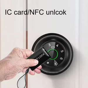 Smart <strong>Knob</strong> Fingerprint Tuya Electronic Keyless Control Keypad <strong>Digital</strong> Biometric Password Entry <strong>Door</strong> Indoor Lock - Product Image 5