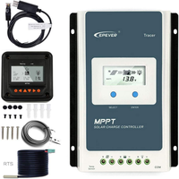 Controlador Solar PLC de 40 Amperios, Entrada de 100V, 520W/1040W para Baterías de Plomo-Ácido y Litio, Suministro a Granel