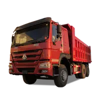 Sinotruk traktör damperli kamyon satış fiyatı 10 Ton Hino 6X4 kafası Howo 375 kullanılan DAMPERLİ KAMYON