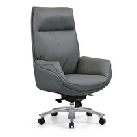 Chaise de Direction Moderne en Cuir PU, Chaise de Bureau Ergonomique Guangdong pour Domicile et Bureau