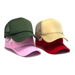 Casquette de baseball Y2K personnalisée OEM, style camionneur, dos <span class=keywords><strong>en</strong></span> maille, devant <span class=keywords><strong>en</strong></span> mousse, broderie/impression de logo personnalisée, multicolore, pour l'été, le cyclisme <span class=keywords><strong>en</strong></span> extérieur et la protection solaire - Product Image 1