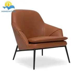 Modern basit yaratıcı kanepe lüks İtalyan tek kanepe sentetik deri boş sandalye
