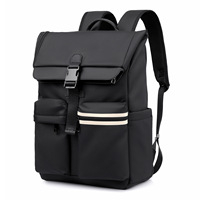 Sac à dos de voyage professionnel de style nouveau, imperméable, pour ordinateur portable 15 pouces, avec harnais à coussin d'air, grande capacité, unisexe, en polyester