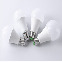 Ampoule LED à Induction Intelligente E27 à Détection Corporelle et Sonore, Contrôle Radar/Lumière, Vente Chaude Usine, Puissances 5W 7W 9W 12W
