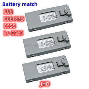 Batterie de <span class=keywords><strong>drone</strong></span> JHD pour expédition aérienne, accessoire pour <span class=keywords><strong>E88</strong></span> <span class=keywords><strong>E88</strong></span> PRO E99 PRO E525 PRO Mini <span class=keywords><strong>Drone</strong></span> UAV, pièce de rechange pour drones <span class=keywords><strong>4K</strong></span> - Product Image 2