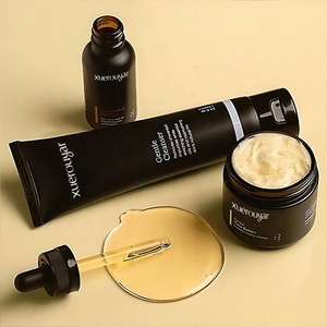 Nettoyant <span class=keywords><strong>visage</strong></span> OEM ODM, exfoliant, blanchissant, hydratant, réparateur, crème à la vitamine C, sérum facial, ensemble de soins <span class=keywords><strong>pour</strong></span> la peau <span class=keywords><strong>pour</strong></span> hommes de couleur - Product Image 4