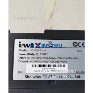 อินเวอร์เตอร์ INVT รุ่น GD20-0R7G-S2 จำนวน 1 ชิ้น ใหม่หรือมือสอง ส่งทาง FedEx - Product Image 6