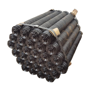 Thép được sử dụng cao su bọc đệm hỗ trợ làm biếng vành đai băng tải con lăn trọng lực băng tải xử lý thiết bị xây dựng mang - Product Image 4