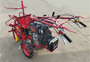 Tay đẩy Ngô gặt đập với động cơ diesel kết hợp gặt đập Ngô ngô - Product Image 4