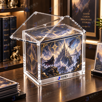Boîte de protection TCG portable en acrylique, résistante aux UV, avec aimants puissants, écologique et résistante à l'eau