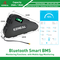 Kit de Conversión de Bicicleta Eléctrica de Alta Calidad con Motor de Buje Trasero de Alta Velocidad de 72V 3000W sin Escobillas, Batería de Litio, Acelerador de Giro y LED