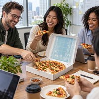 HAIXING Großhandel 30X30 Kartonbox Pizza-Karton Pizza-Schachtel