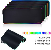 Tapis de souris de jeu LED RVB personnalisé Tigerwings, éclairage 11 couleurs, tapis de clavier sans fil, épaisseur 3 mm, en stock