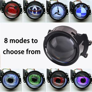 Nouvelles lumières <span class=keywords><strong>LED</strong></span> dynamiques Devil Eye de 3 pouces pour moto et voiture, contrôle <span class=keywords><strong>WiFi</strong></span>, DRL, yeux de démon, étanches IP68, éclairage ambiant 6000K-6500K - Product Image 5