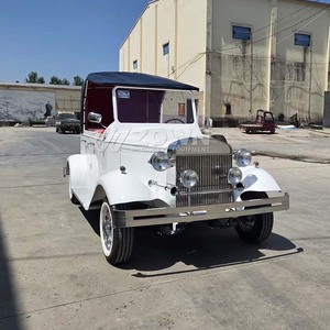 Voiture électrique vintage convertible avec auvent amovible, idéale pour les expositions et les événements - Product Image 4