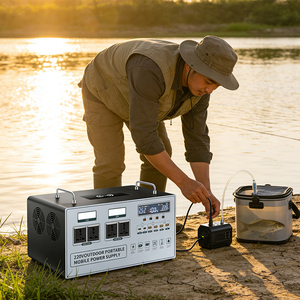 โรงงานผลิตโดยตรง เครื่องกำเนิดไฟฟ้าพกพา 3000W 6552WH/7644WH แบตเตอรี่ลิเธียมแบบสามองค์ประกอบ MPPT คลื่นไซน์บริสุทธิ์ พร้อมพอร์ต Anderson - Product Image 5