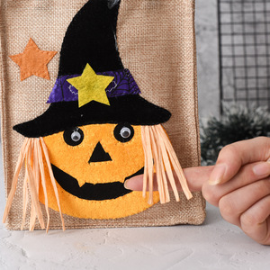 Bolsa de tela reutilizable de tela no tejida con diseño de calabaza para el Festival de Halloween, bolsa de dulces, accesorios para fiestas, bolsas de regalo promocionales - Product Image 6