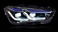 Phares de voiture X1 avec lentille de projecteur 2016-2021 F48 F49, phares laser LED 12V 4000 Lumens 3000K, remis à neuf, garantie 1 an