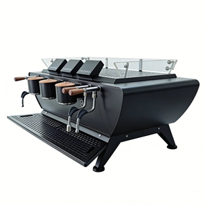 Máquina de Espresso Comercial de Triple Cabezal con Pantalla Táctil LED, Caldera de Acero Inoxidable, Operación Semiautomática, Personalizable de 4 Grupos VK-RS83- - Product Image 4