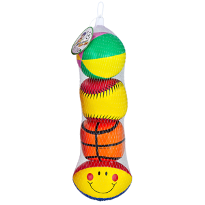 Juego de Pelotas de Juguete de Algodón PU Coloridas, Pelotas Deportivas Educativas para Niños, para Interiores y Exteriores - Product Image 1