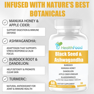 Wholesale Customization Black Seed Ashwagandha Gummies with Black Seed Bladderwack for Immune Metabolism Balance - Product Image 3