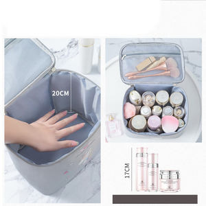 Nouveau Style <span class=keywords><strong>licorne</strong></span> sac de <span class=keywords><strong>maquillage</strong></span> plus grande capacité pliable Portable voyage cosmétiques trousse de toilette - Product Image 4