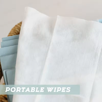 Lingettes Humides Biologiques 100% Biodégradables, Antibactériennes & Hydratantes, Hypoallergéniques pour Peaux Sensibles