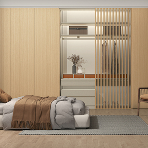 공장 아울렛 현대 패션 미니멀리스트 디자인 침실 슬라이딩 도어 옷장 - Product Image 4