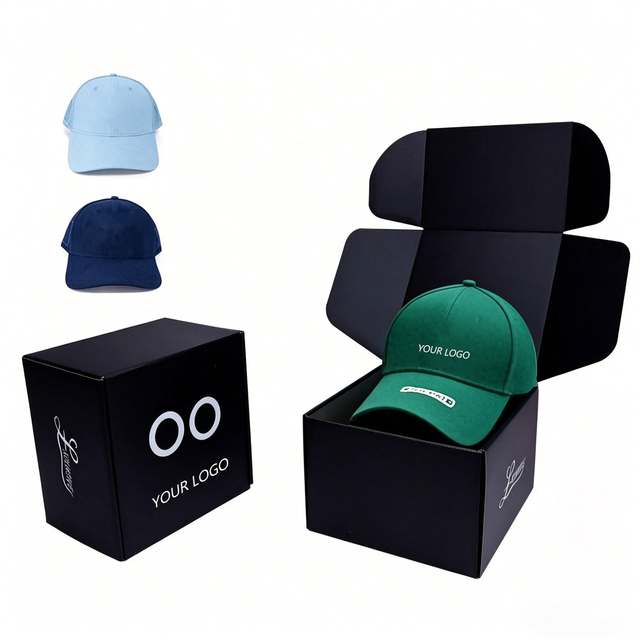 Custom Logo Cardboard Shipping Box for Hat Packaging Corrugated Mailer Boxes