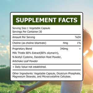 Factory Customization Liver Detox Capsules Artichoke Leaf Powder <b>Supplement</b> Natural Liver Support Capsule Promote Better - Product Image 4