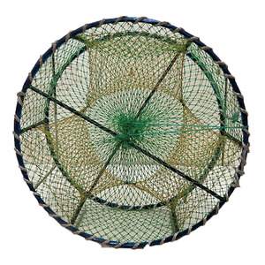 Pièges à crabes en acier à anneau vert <span class=keywords><strong>Cage</strong></span> à homard pour piège de pêche - Product Image 3