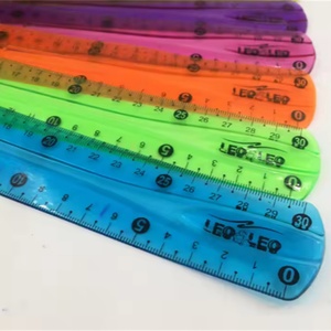 Reglas de Medición Flexibles y Plegables de PVC Transparente de 30 cm, Gran Venta - Product Image 2