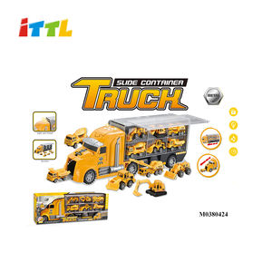 <span class=keywords><strong>Camion</strong></span> <span class=keywords><strong>de</strong></span> pompiers pour enfants, mini-conteneur, 6 voitures en alliage, <span class=keywords><strong>camion</strong></span> <span class=keywords><strong>de</strong></span> rangement pour jouets avec lumière et son pour enfants - Product Image 4